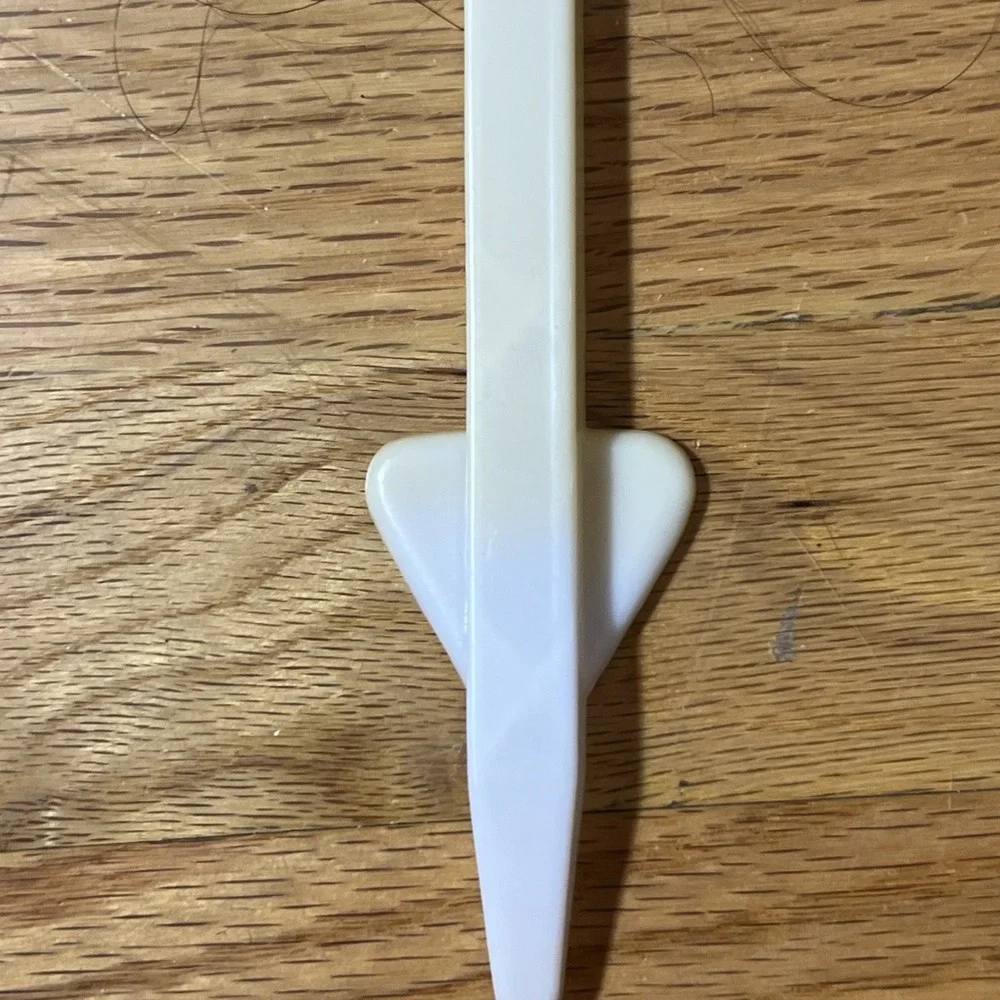 Vintage JSNY‎ Santa Claus Christmas Lawn Yard Stakes Lot of 6 Plastic